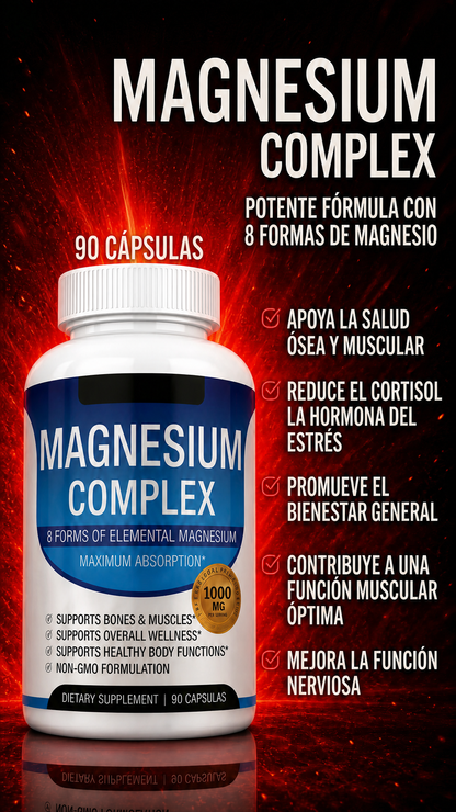 BAJA TU ESTRES, DUERME MEJOR y MAS ENERGIA⚡️Magnesio + Omega 3